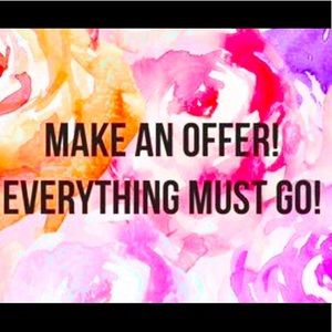 Everything Must Go! Make an Offer!